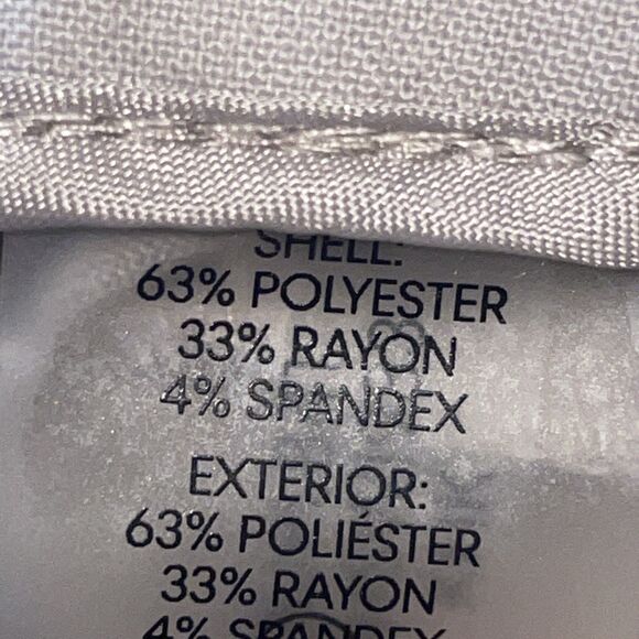 Calvin Klein Womens Dress Pants 20 Beige Wide Leg Corp Office Career Preppy - Picture 6 of 10